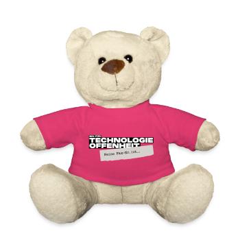 Bin für Technologieoffenheit – Meine Fax-Nr. ist… - Teddy - Pink - Vorne