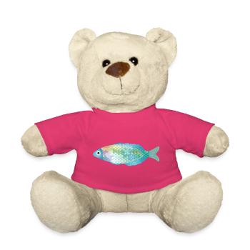 Der farbenfrohe Fisch erstrahlt in zarten Farben - Teddy - Pink - Vorne