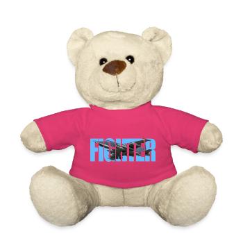 Fighter Su-25 - Teddy Bear - pink - Front