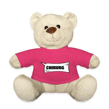 Geschenk für Chirurg - Teddy - Pink - Vorne