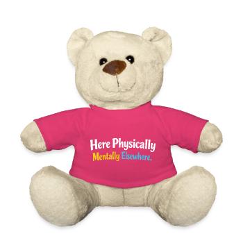 Sarcasme ici, physique, mental, drôle ailleurs - Nounours - rose - Devant