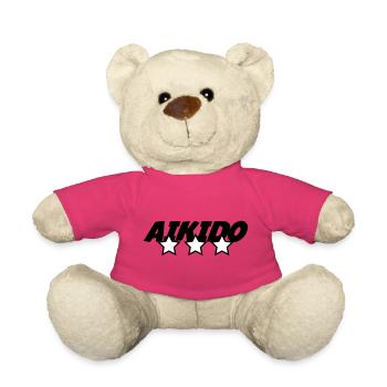 Aikido - Martial Art - Aikido - Teddy Bear - pink - Front