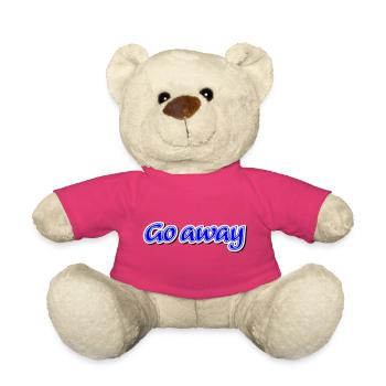 Réclamation Go away - Vectorgraphic - Nounours - rose - Devant