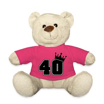 40 - Teddy Bear - pink - Front