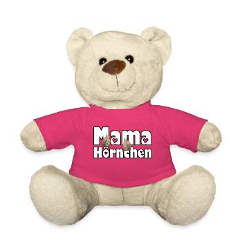 Mama Eichhörnchen Mutter Tier Muttertag Spruch - Teddy - Pink - Vorne