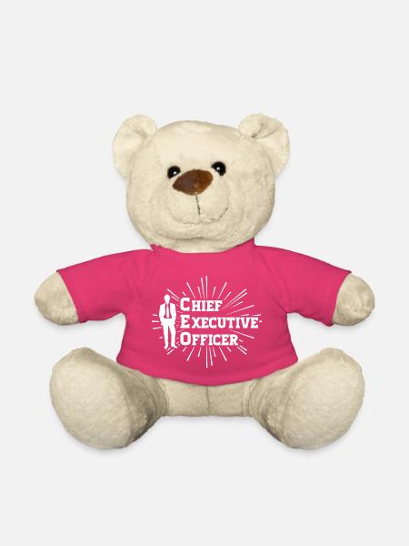 CEO - Chief Executive Officer - Teddy Bear - pink