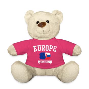 Slowakische Flagge der EU - Teddy - Pink - Vorne