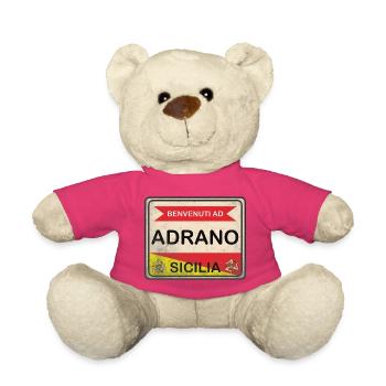 T-shirt Sicile T-shirt Adrano bienvenue - Nounours - rose - Devant