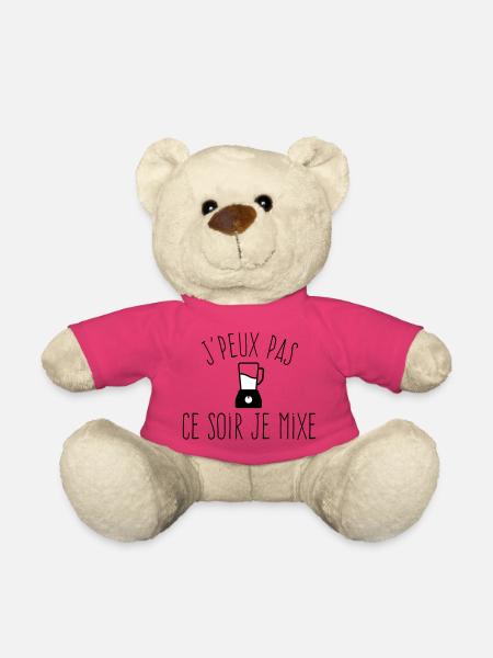J'peux pas je mixe - Humour Cuisine Blender - Nounours - rose