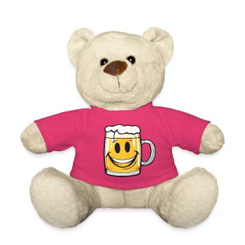 Happy beer! - Teddy Bear - pink - Front