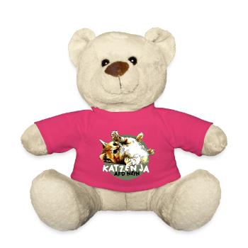 Süße Katze Ja, Partei AfD Nein - Teddy - Pink - Vorne