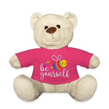 LGBTQ Pride Month - Sei du selbst - Teddy - Pink - Vorne