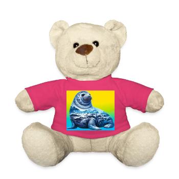 seal - Teddy Bear - pink - Front