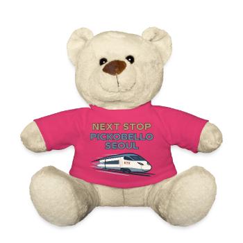 Next Stop Pickobello Seoul – Korean Train Vibes - Teddy - Pink - Vorne