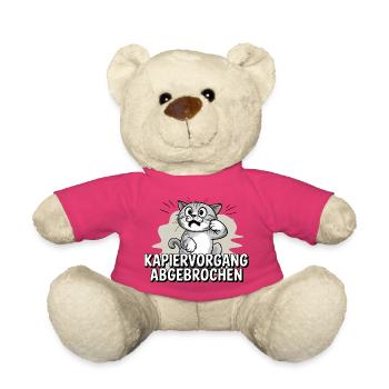 Kapiervorgang abgebrochen – Katze verwirrt - Teddy - Pink - Vorne