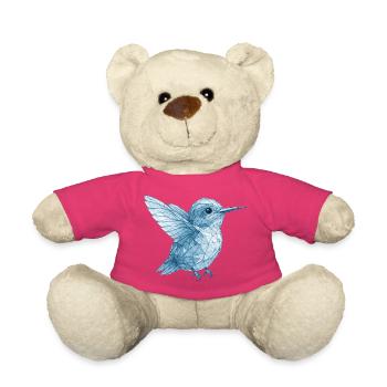 Geometrischer Blauhummingbird - Teddy - Pink - Vorne