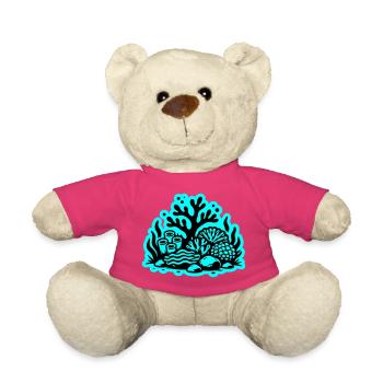 Korallenriff Ozean Korallen Symbol - Teddy - Pink - Vorne