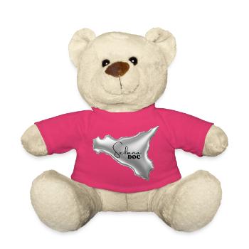 T-shirt Siciliana Doc Femmes & Enfants - Nounours - rose - Devant