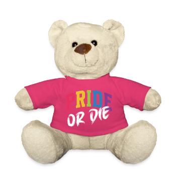 LGBT-Pride-Monat – Pride or Die - Teddy - Pink - Vorne