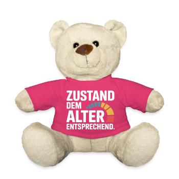 Zustand Dem Alter Entsprechend Oldtimer Geburtstag - Teddy - Pink - Vorne