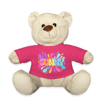 Sunny PopArt Multicolor - Teddy Bear - pink - Front