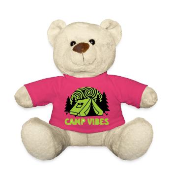 Zelt Camp Vibes Logo - Teddy - Pink - Vorne
