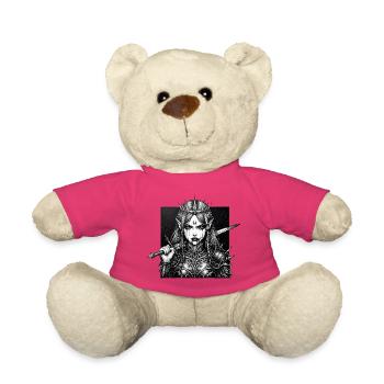 Moon Queen Elven Warrior - Teddy Bear - pink - Front