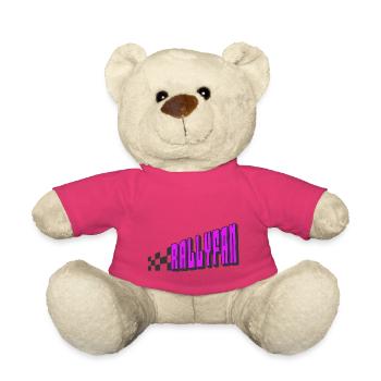 Rallyfan violet noir - Nounours - rose - Devant