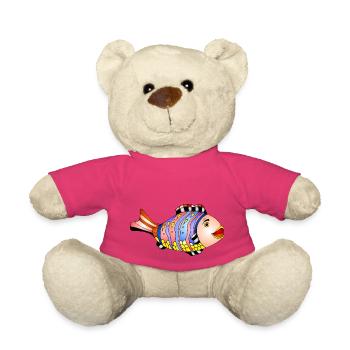 Poisson - Nounours - rose - Devant