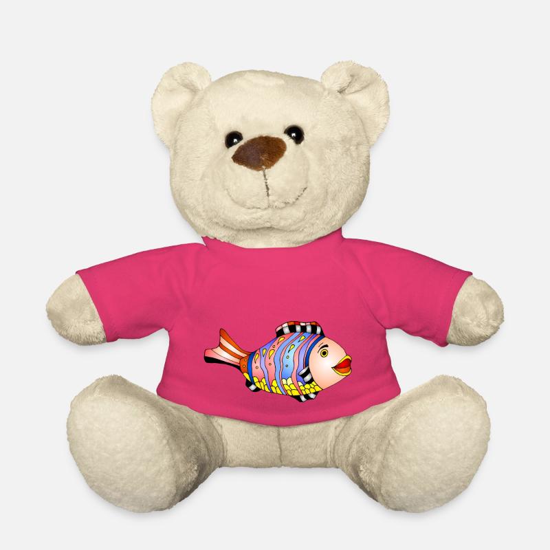 Fish - Teddy Bear - pink