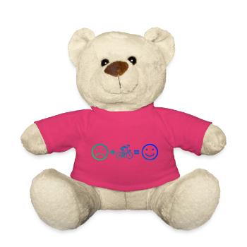 Geschenkidee für einen Roadbike mit Roadbike - Teddy - Pink - Vorne