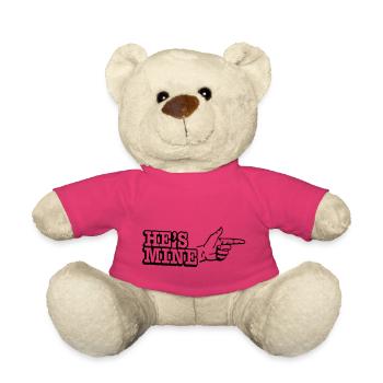 He's mine - Nounours - rose - Devant