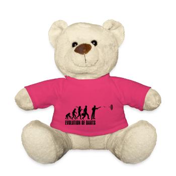 logo text evolution of entwicklung cool spielen da - Teddy - Pink - Vorne