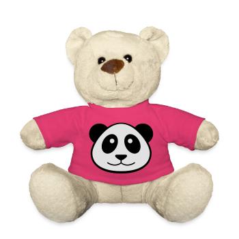 Visage de panda - Nounours - rose - Devant