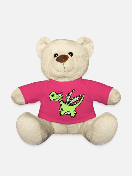 Mächtiger Drache - Teddy - Pink