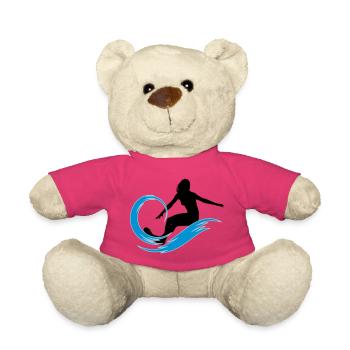 surfeuse - Nounours - rose - Devant