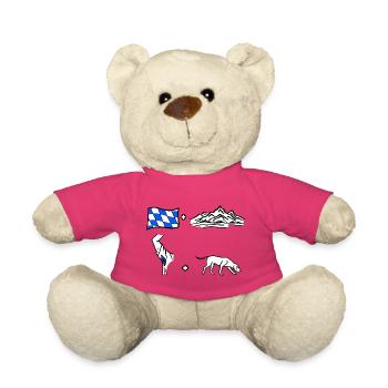 Bilderrätsel BGS - Teddy - Pink - Vorne