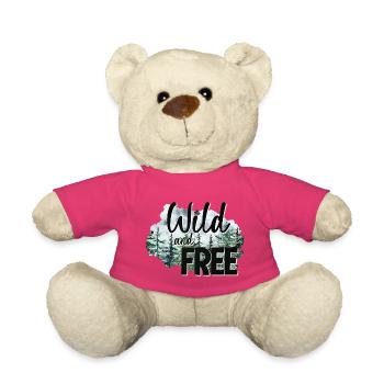 Wild und frei - Teddy - Pink - Vorne