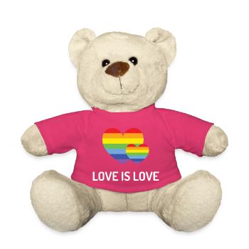 Mois de la fierté LGBT - Love is Love - Nounours - rose - Devant