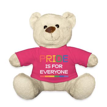 LGBTQ Pride Month - Pride is For Everyone - Teddy Bear - pink - Front