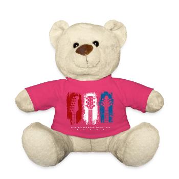 Flag Trio Guitars Grunge - Teddy Bear - pink - Front