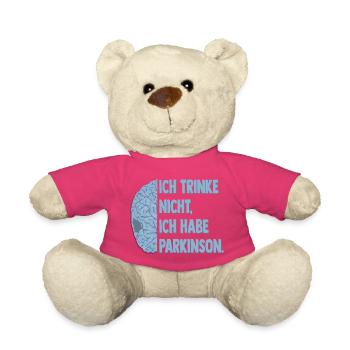 Ich trinke nicht, ich habe Parkinson. - Teddy - Pink - Vorne