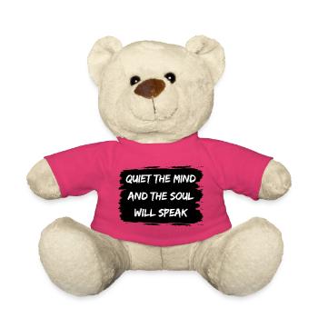Ruhe Geist Spricht – Zitat Motiv Spiritualität - Nounours - rose - Devant