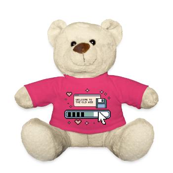 Bienvenue sur l’Internet rétro de l’Ancien Web - Nounours - rose - Devant