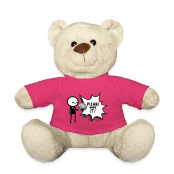 pls_use_it - Nounours - rose - Devant