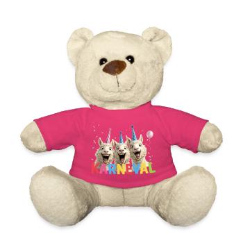 Trio de moutons du carnaval - Nounours - rose - Devant