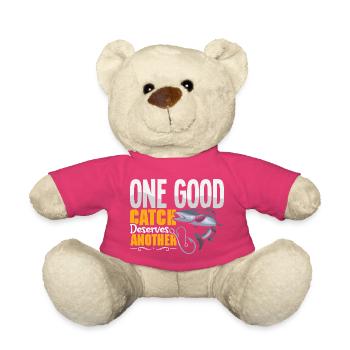 Pêcheur, pêcheur, dits, Petri Heil - Nounours - rose - Devant