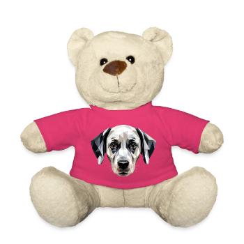 Dalmatiner Hunde Liebhaber Ich Liebe Dalmatiner - Teddy - Pink - Vorne