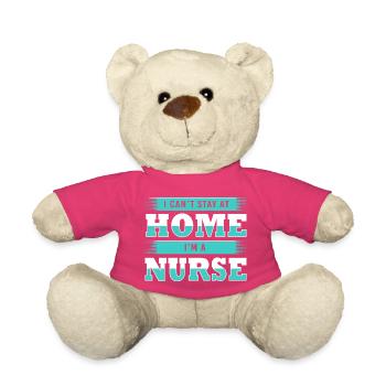 Krankenpfleger Krankenhaus Pfleger Geschenk - Teddy - Pink - Vorne