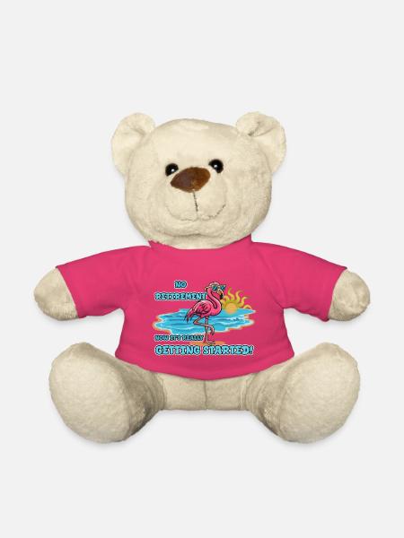No retirement. Now it's just getting started! - Teddy Bear - pink